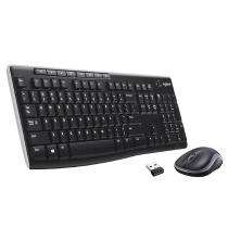 Logitech Wireless Black Computer Keyboard_0