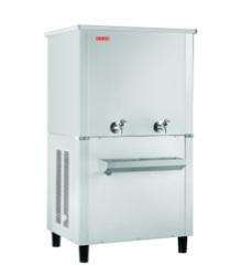 USHA 80 L Water Cooler 2 Faucets Silver_0