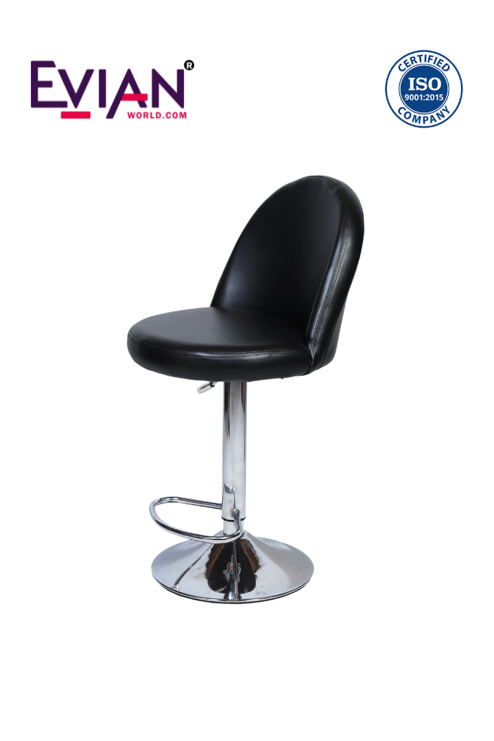 EVIAN Stools Bar Leather Black_0