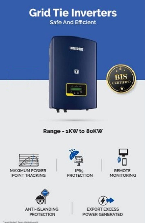 LUMINOUS Nxi 3110 110 kW Three Phase String On Grid Solar Inverter_2