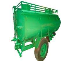 5000 L Mild Steel Water Tank Trolley Green_0