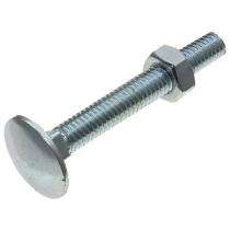 Hari Krishna Cup Head Square Neck Carriage Bolt M10 x 20 IS 2609 10.9_0