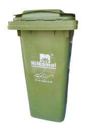 Nilkamal Closed Bins Green 120 L Plastic_0