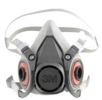 3M Respirator Half Face IP 55 Thermoplastic Elastomer Grey_0