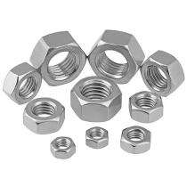 Hari Krishna 50 mm Hexagon Head Nuts Stainless Steel SS 304 Polished ISO 9001_0