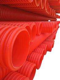 TELEMEP 215 mm Double Wall Corrugated Pipe 6 m 450 N 1.4 mm_0