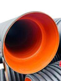 AQUAMEP 250 mm Double Wall Corrugated Pipe 6 m SN 4-SN 8 1.8 mm_0