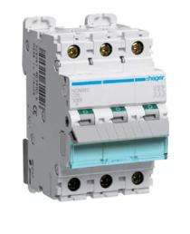 Hager h3 NCN325N Three Pole 25 A C Curve MCB_0