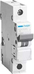 Hager h3 NDN106N Single Pole 6 A D Curve MCB_0