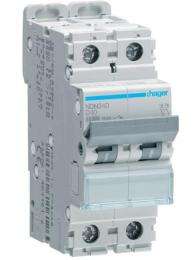 Hager h3 NDN232N Double Pole 32 A D Curve MCB_0