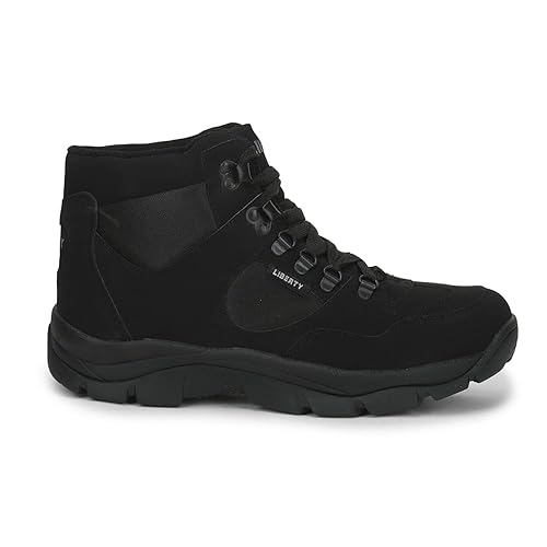 FREEDOM by LIBERTY EVEREST-4 PRM PU CFB Plain Toe Safety Shoes Black_1