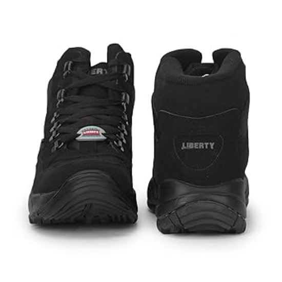 FREEDOM by LIBERTY EVEREST-4 PRM PU CFB Plain Toe Safety Shoes Black_2