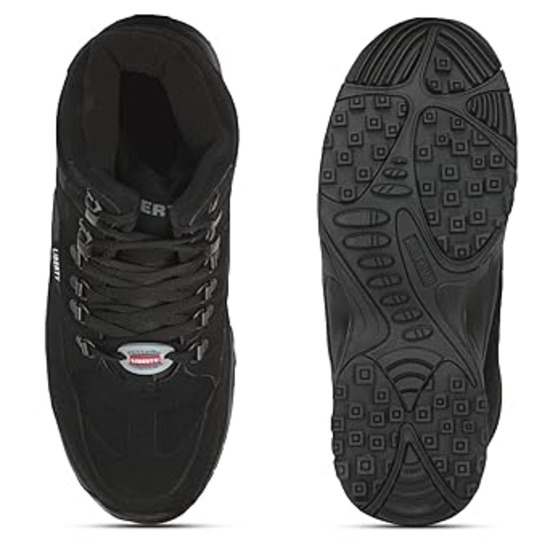 FREEDOM by LIBERTY EVEREST-4 PRM PU CFB Plain Toe Safety Shoes Black_3