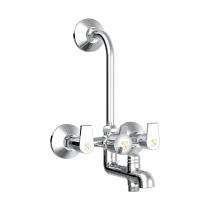 R.N. Chrome Plated 3 in 1 Wall Mixer With L-Bend Faucet RNCHA24G20_0