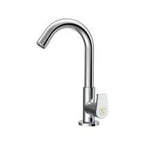 R.N. Chrome Plated Table Mounted Swan Neck Faucet RNCHA24G10_0