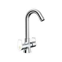 R.N. Chrome Plated Center Hole Basin Mixer Faucet RNCHA24G27_0