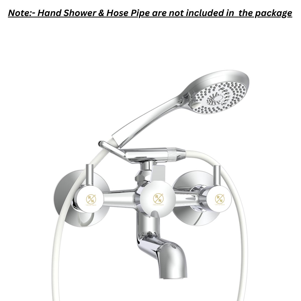 R.N. Chrome Plated Wall Mixer With Crutch Faucet RNASH24G12_1