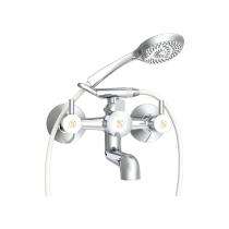 R.N. Chrome Plated Wall Mixer With Crutch Faucet RNASH24G12_0