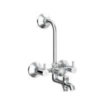 R.N. Chrome Plated 3 in 1 Wall Mixer With L-Bend Faucet RNASH24G20_0