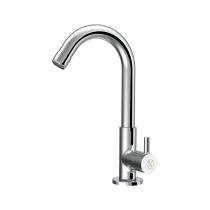 R.N. Chrome Plated Table Mounted Swan Neck Faucet RNASH24G10_0