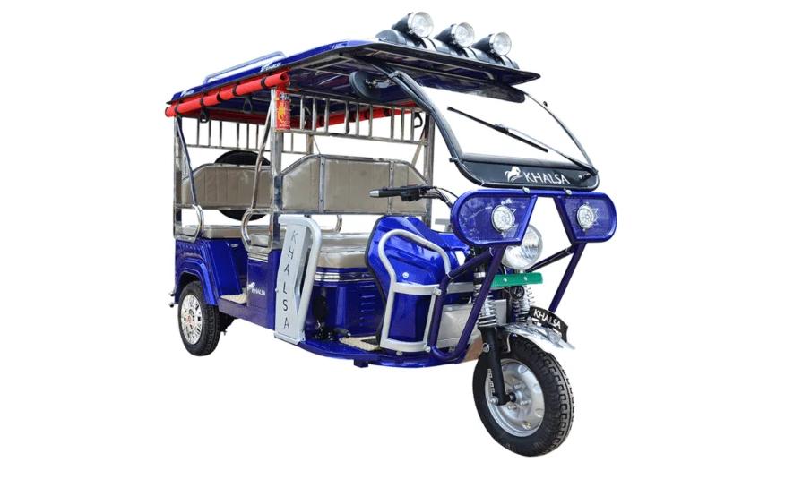 KhalsaEV 120 km 105 Ah Electric Rickshaw_1