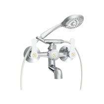 R.N. Chrome Plated Wall Mixer With Crutch Faucet RNMAL24G12_0