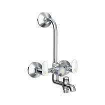 R.N. Chrome Plated 3 in 1 Wall Mixer With L-Bend Faucet RNZAN24G20_0