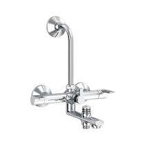 R.N. Chrome Plated 3 in 1 Wall Mixer With L-Bend Faucet RNSIL24G20_0