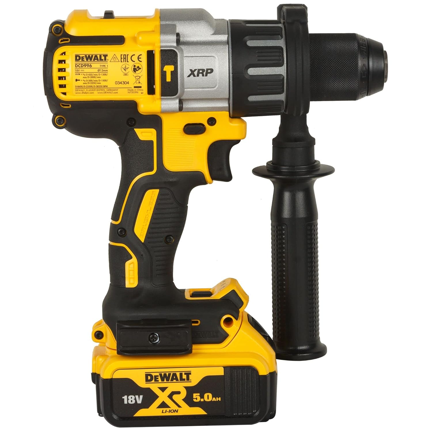 DEWALT 1.5 - 55 mm Cordless Rotary Hammer Drill DCD996P2 18 V_1