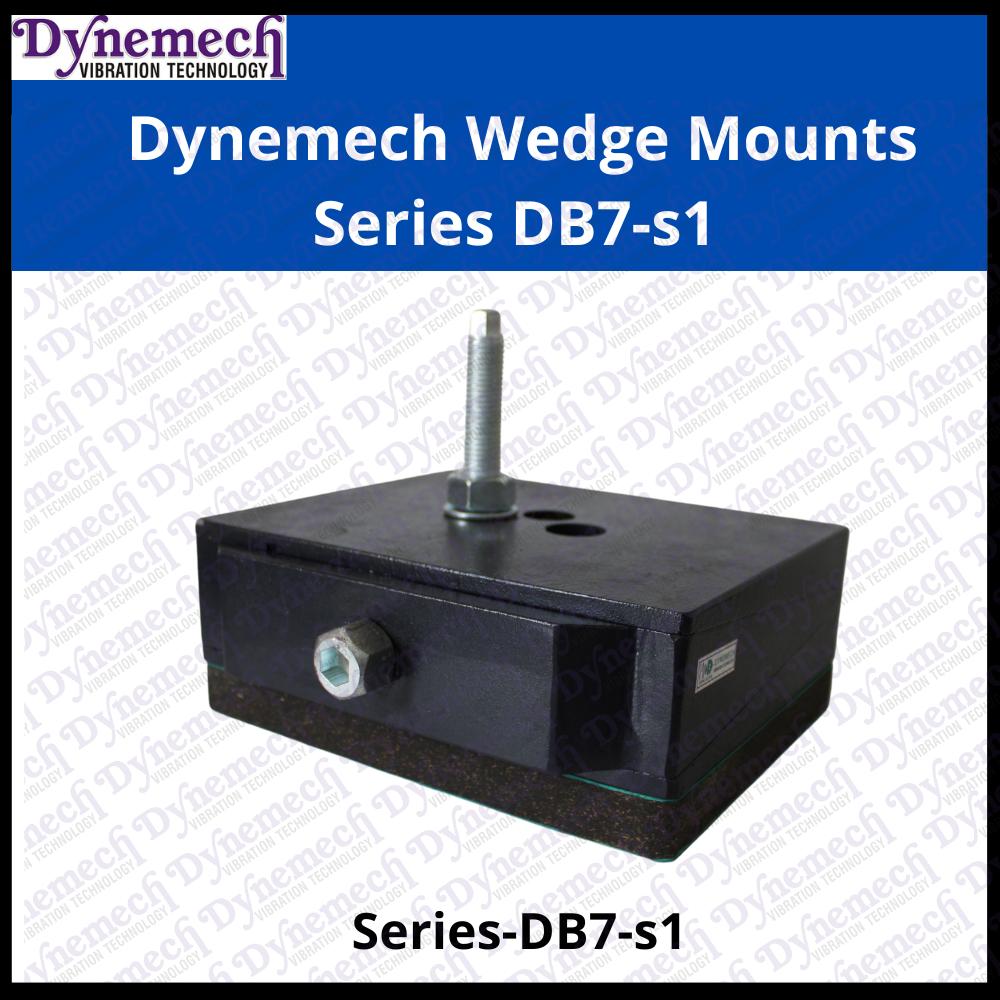 Dynemech 9500 kg Bolt On Wedge Mount DB7-s1 20 mm Rubber_1
