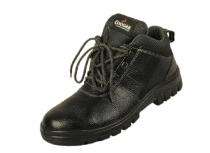 COOGAR Leather Steel Toe Safety Shoes Black_0