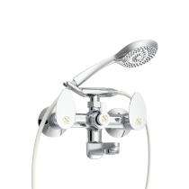 R.N. Chrome Plated Wall Mixer With Crutch Faucet RNORA24G12_0