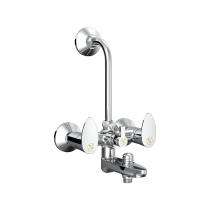 R.N. Chrome Plated 3 in 1 Wall Mixer With L-Bend Faucet RNORA24G20_0