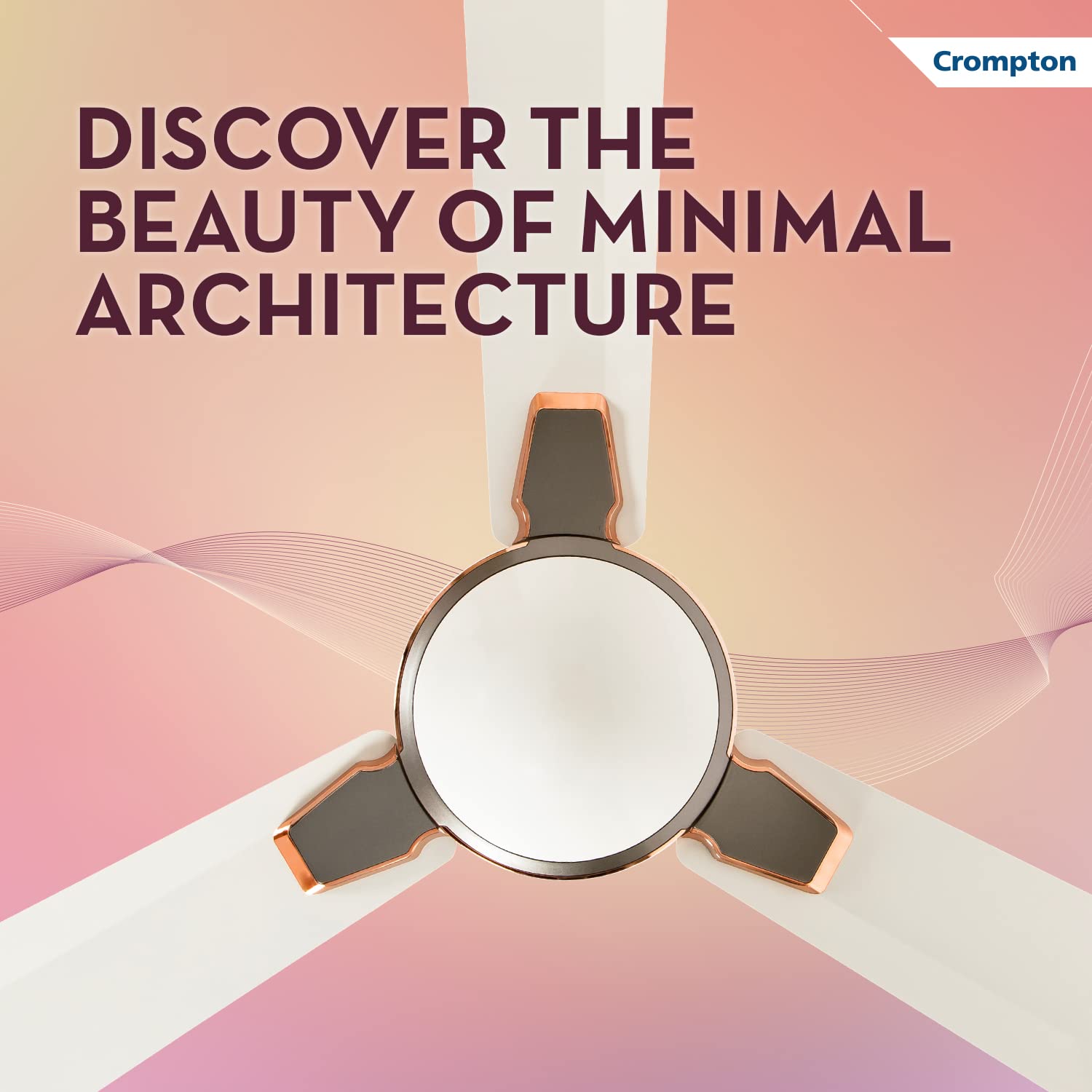 Crompton Aura 2 Prime Antidust 1200 mm 3 Blades 55 W Pearl White Titanium Ceiling Fans_2