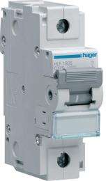 Hager h3 HLF199S Single Pole 125 A C Curve MCB_0