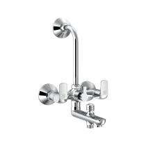 R.N. Chrome Plated 3 in 1 Wall Mixer With L-Bend Faucet RNSOL24G20_0