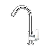 R.N. Chrome Plated Table Mounted Swan Neck Faucet RNSOL24G10_0