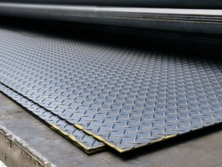 JSW 10 mm E250 MS Chequered Plates 1000 mm Diamond_1
