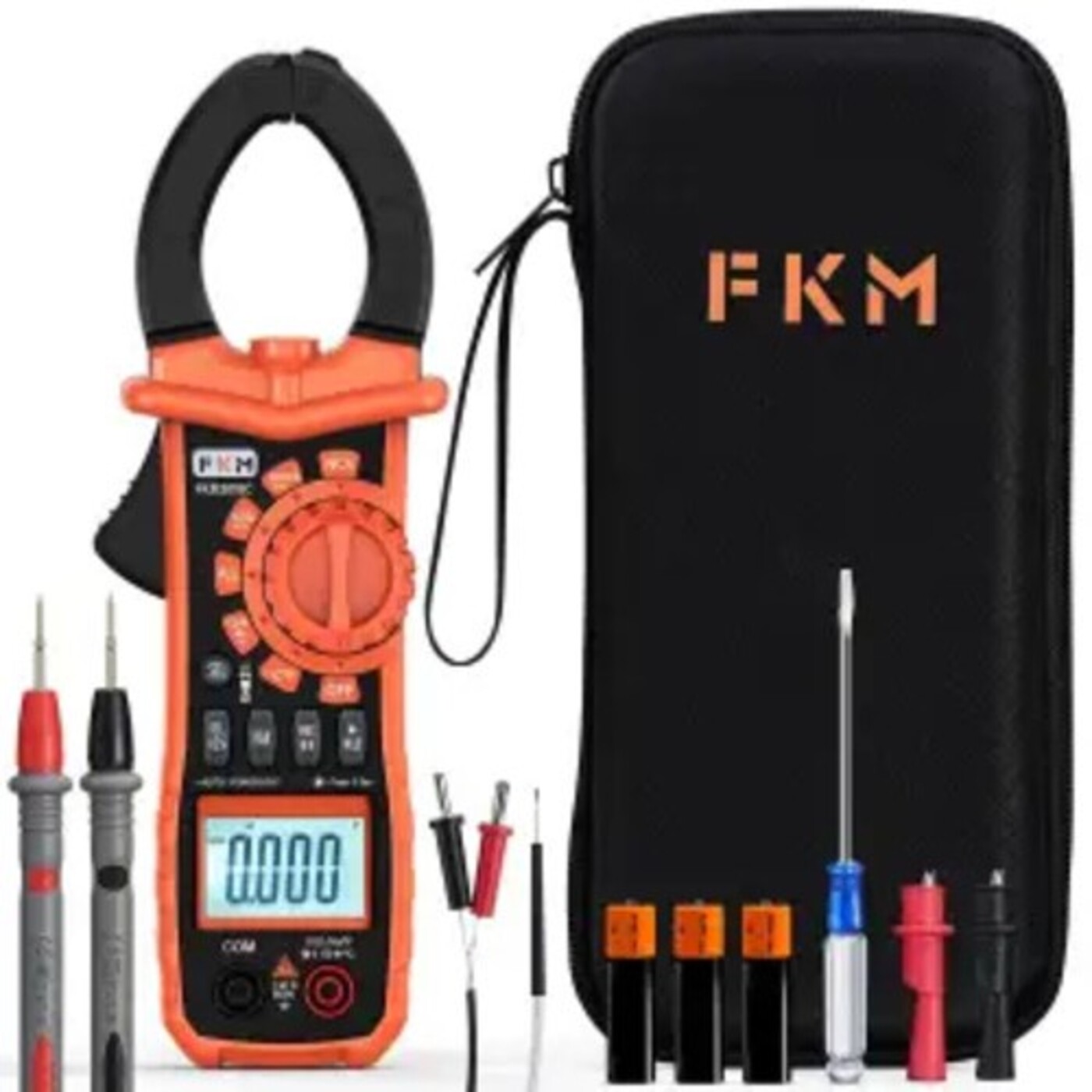 FKM 3016C 1mA-600A 1mV-600V AC DC Clamp Meter_0