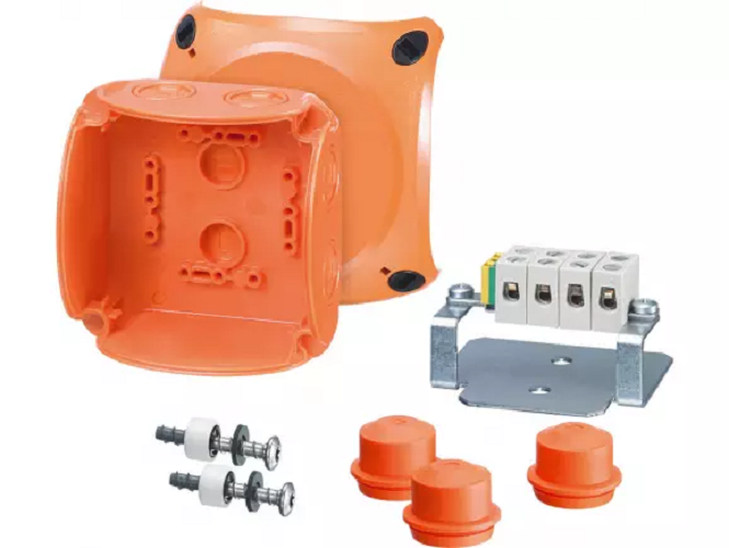 HENSEL FK 0404 104 x 104 x 70 mm Wall Mounted 5 Pole Junction Boxes_0