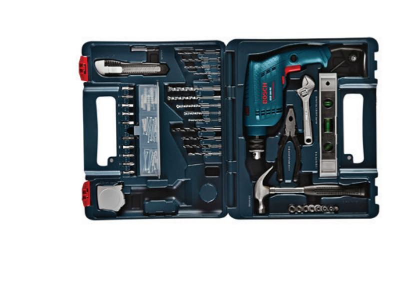 BOSCH 500 W Corded Impact Drill GSB 10 RE Kit 10 mm 2600 rpm_1