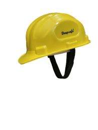 Plastic Yellow Modular Safety Helmets_0