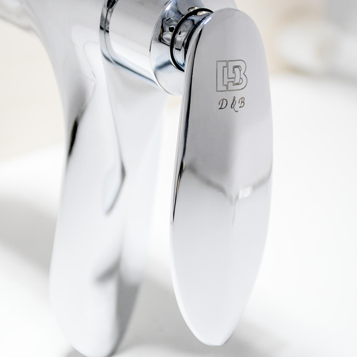 D&B Bathware Chrome plated Pillar Cocks Faucet NAUTICA - DB-NTC6104-PT_2