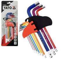 YATO 1.5 - 10 mm L Type Allen Keys YT-05632 166 mm 79 mm_0