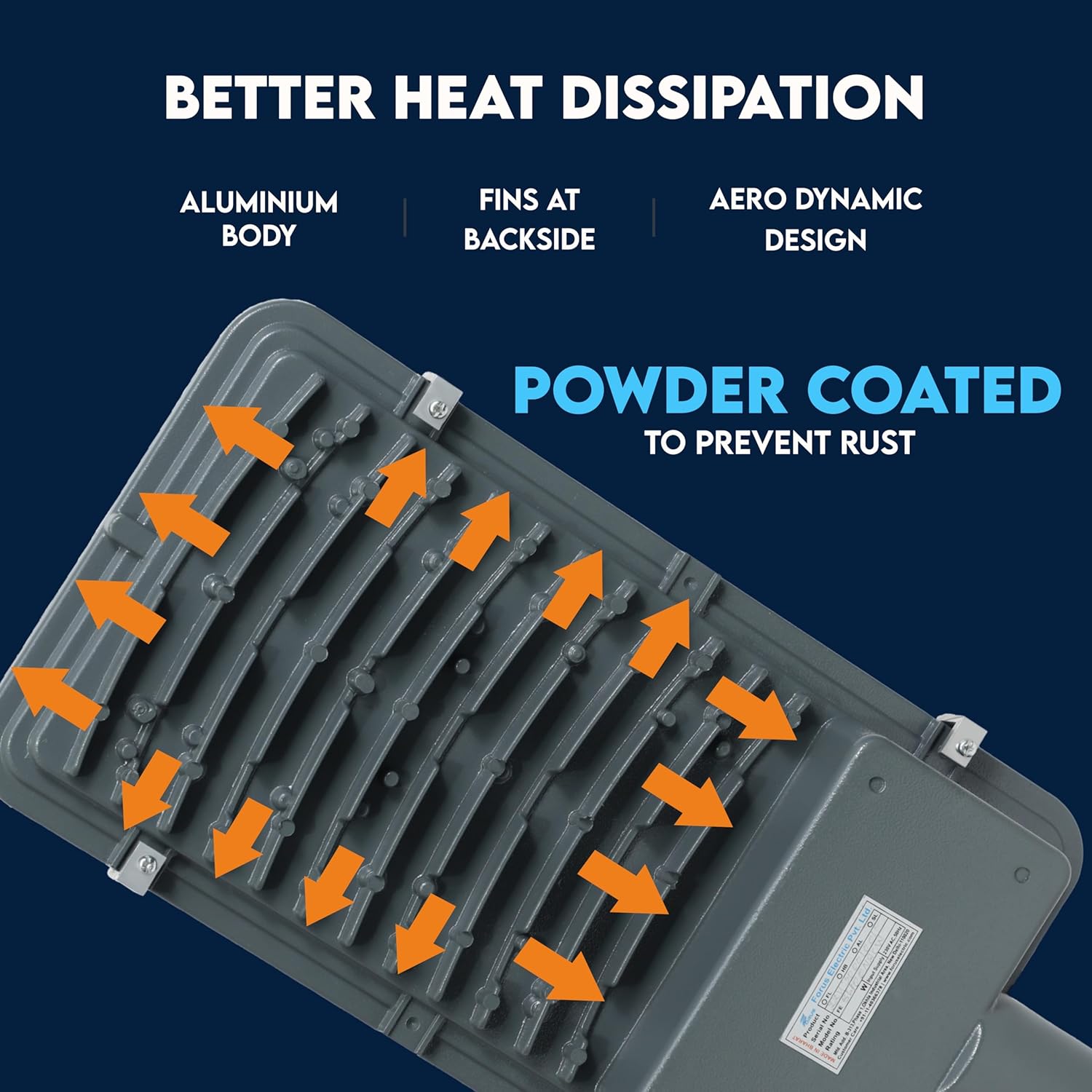 FORUS 100 W Cool White IP66 6 kV LED Street Lights_3