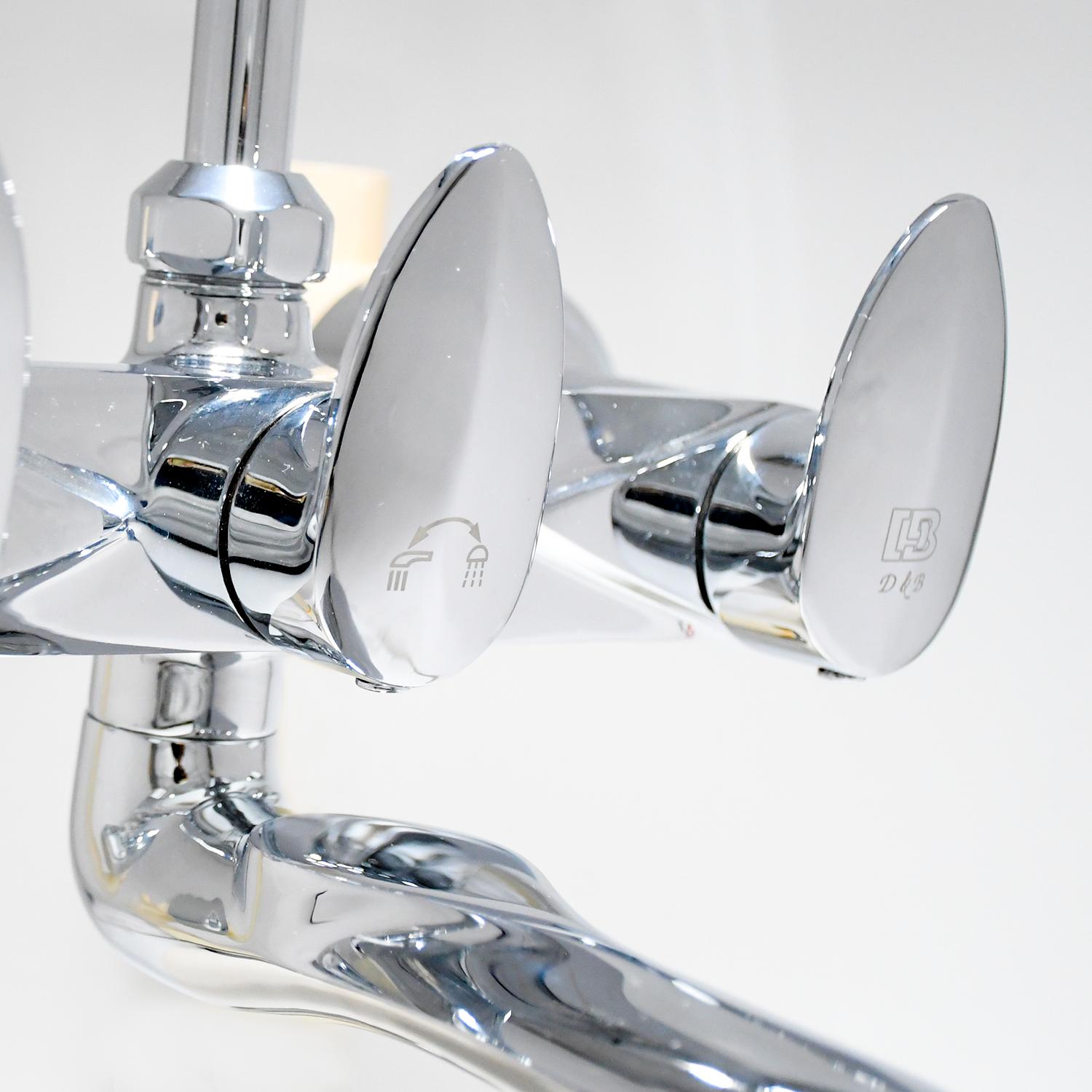 D&B Bathware Chrome Plated Wall Mixers Faucet NAUTICA - 6107_2