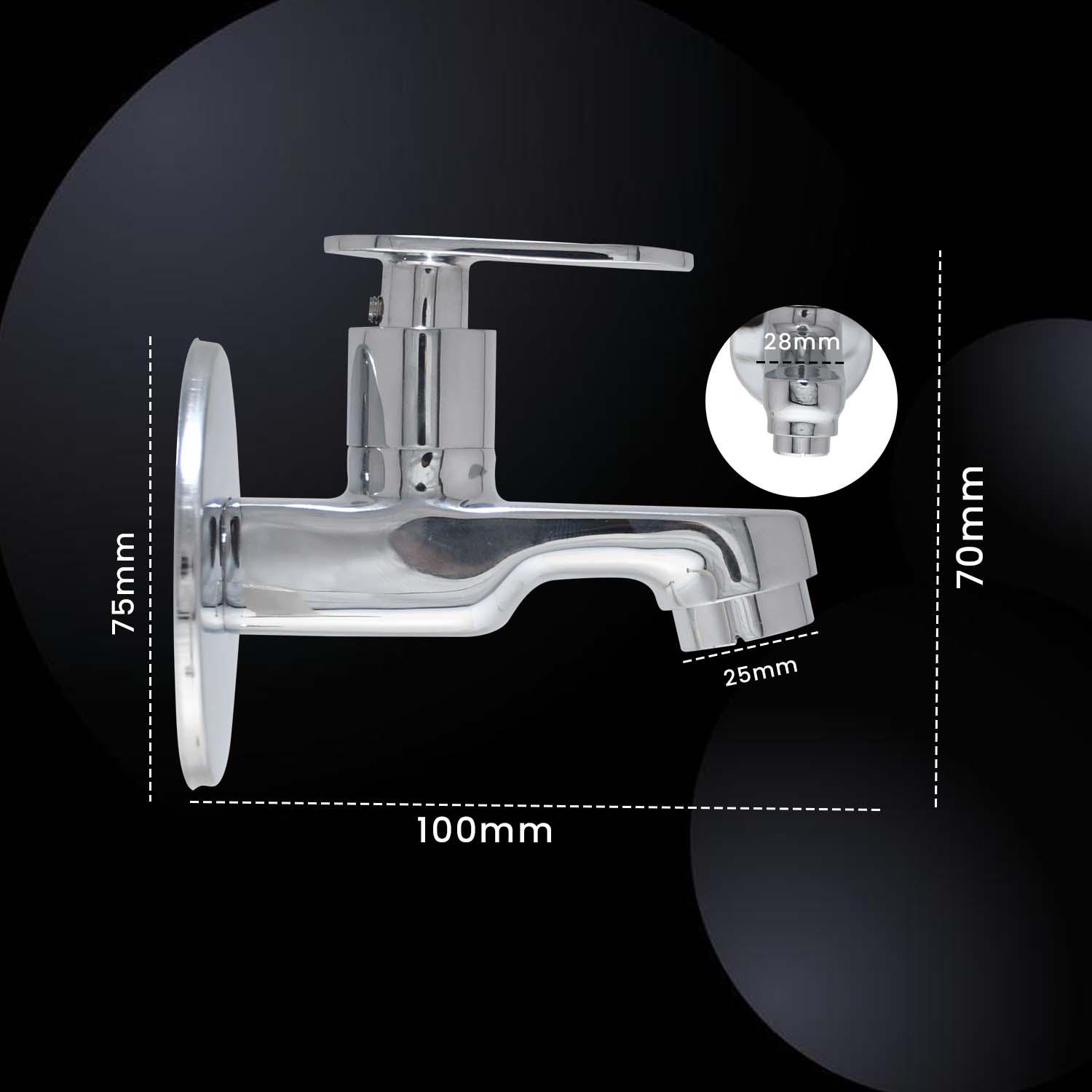 D&B Bathware Chrome Plated Bib Cocks Faucet OLIVIA 3101_4