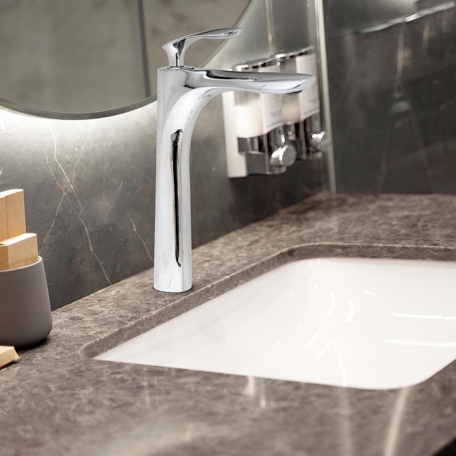 D&B Bathware Chrome Plated Basin Mixers Faucet NAUTICA - DBNTC6118-TBBM_3