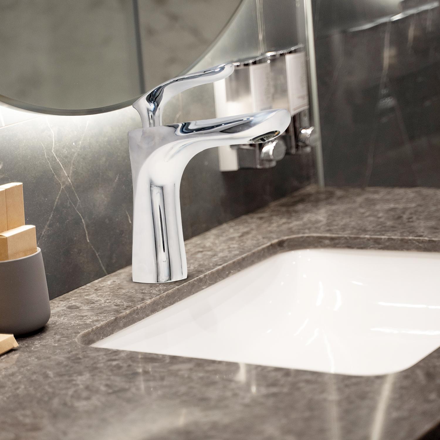 D&B Bathware Chrome Plated Basin Mixers Faucet NAUTICA - DB-NTC6117-SSBM_3