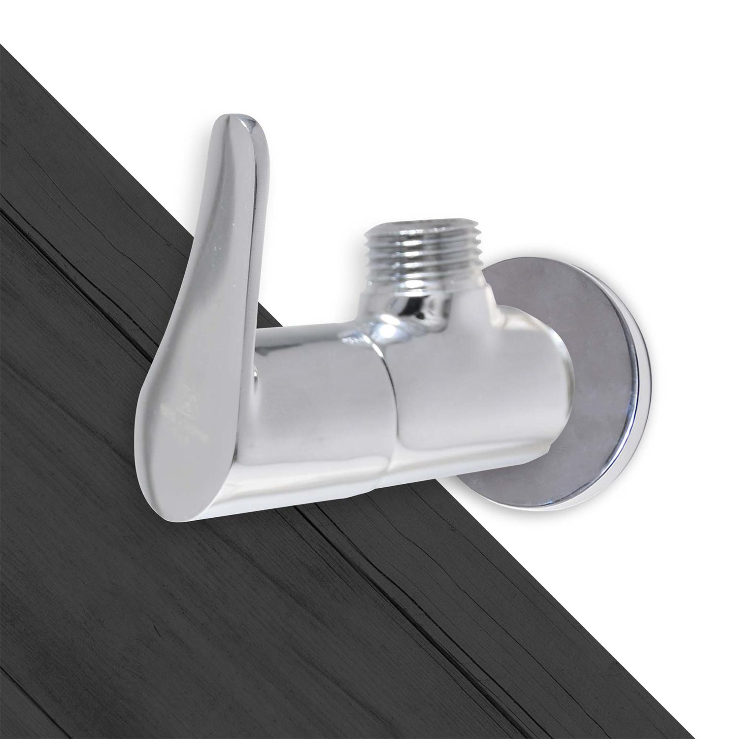 D&B Bathware Chrome plated Angle Cock Faucet LAZZARO-3302_2